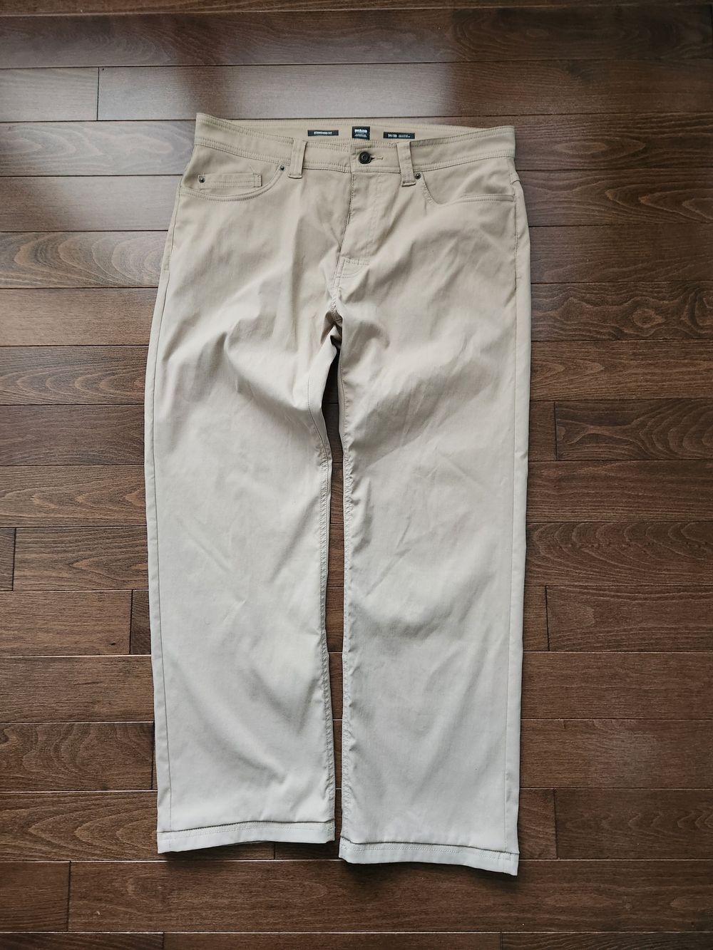 Prana Men's Khaki Straight Fit Chinos